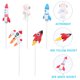 thumbnail image 5 of 4 piezas de cumpleaños pastel de resina Spaceman Adornos de figuras Insertar toppers, 5 of 7
