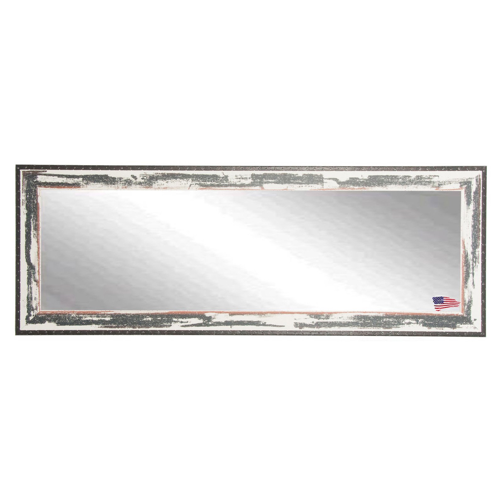 Rayne Mirrors Rustic Seaside Double Vanity Wall Mirror