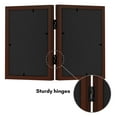 thumbnail image 4 of Americanflat 8" x 10" Hinged Picture Frame for 2 Photos - Mahogany, 4 of 6
