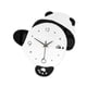 thumbnail image 4 of Reloj de pared con forma de panda, reloj de pared grande, reloj de pared silencioso, reloj de pared grande para M, 4 of 9