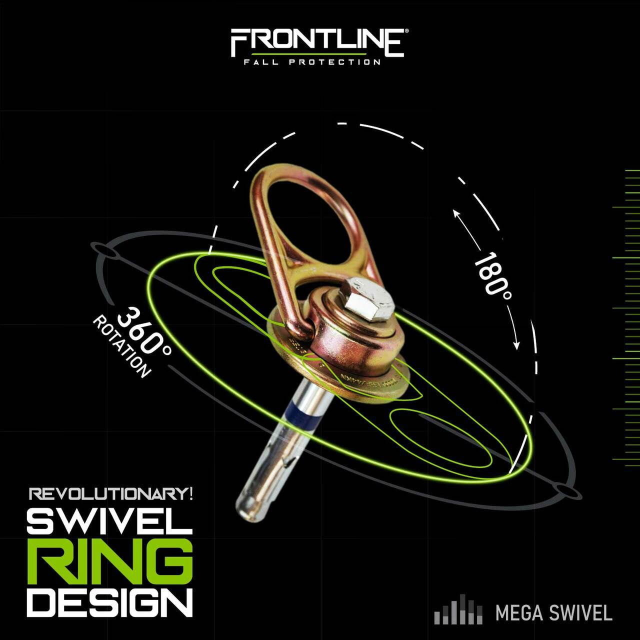 FRONTLINE - COM3410K - MEGA Swivel 10k Concrete Anchor