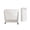 White, variant on Functional Rolling Storage Chest Versatile Mobile Storage Container with Wheels for Clothes Books Files Accessory