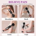 thumbnail image 3 of Wired Handheld Massager, Personal Foot Deep Tissue Massager, Back Massager with 10 Speed Settings, Powerful Whole Body Massage Tool for Muscle, Back, Foot, Neck (Black), 3 of 7