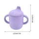thumbnail image 2 of Vaso de silicona para bebés, vaso de aprendizaje para refrigerios con pajita, vaso de entrenamiento para evitar caídas, vaso de agua, 2 of 5