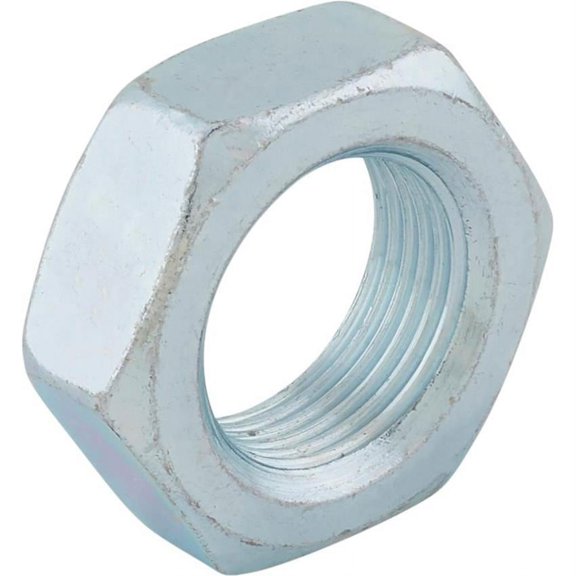 Speedway Motors Steel Jam Nut 1-14 RH Fine Thread, Zinc Plated Lock Nut for Rod Ends Heim Joints and Tie Rod Ends, 1 Inch-14 NF, Sold Individually