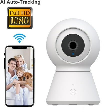 1080P HD Indoor Security Camera, WiFi Dome Camera Pet/Nanny Camera...