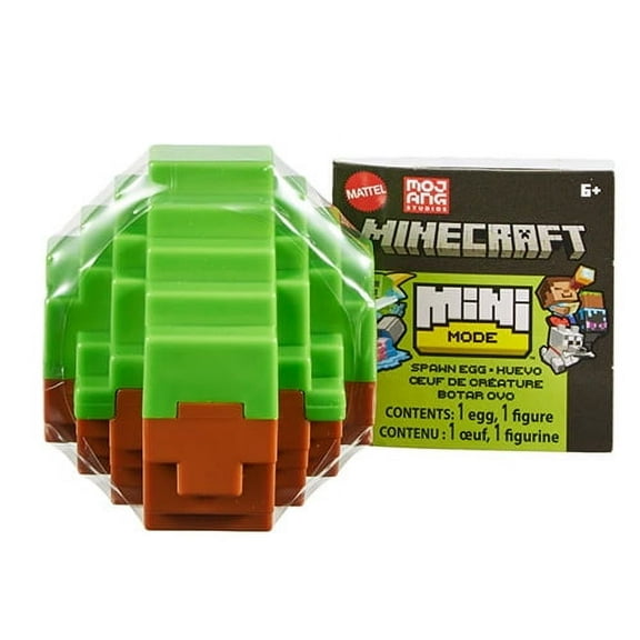 Mattel - Minecraft Mini Mode - SPAWN EGG [1 random mini figure inside](2 inch) HYL88