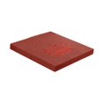 thumbnail image 4 of Cojín de suelo cuadrado decorativo cómodo cojín de meditación - almohada Rojo oscuro, 4 of 8