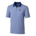 thumbnail image 2 of Men's Cutter & Buck  Blue Tulsa Drillers Big & Tall Forge Tonal Stripe Stretch Polo, 2 of 3