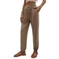thumbnail image 2 of SUNSIOM Pantalon de Pyjama pour Femmes Doux et Confortable Taille Haute avec Poches Bas de Pyjama Extensible, 2 of 5