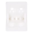 thumbnail image 4 of Soportes de Esquina de Plástico de 90 Grados para Muebles de Estante Unique Bargains 27x27x27mm 50Pcs Blanco, 4 of 4