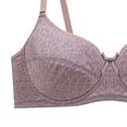 thumbnail image 4 of Sawvnm Women Bras Women's Solid-color Bra Thin Steel Ring On The Support To Sagging Gathered B Cup Underwear Daily Bra, 4 of 4