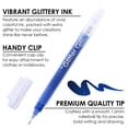 thumbnail image 3 of Glitter Gel Ink Pen Set Of 18  Metallic Vibrant Sparkle Pens For Coloring Markers Adults (18 Colors Pens), 3 of 6