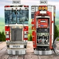 thumbnail image 2 of humcustom 20oz Fire Truck Driver Gifts For Dad Husband From Daughter Son Birthday Fathers Day Anniversary for Him Tumbler Cup with Lid, Double Wall Vacuum Insulated Travel Coffee Mug - NNR0601013Z, 2 of 5