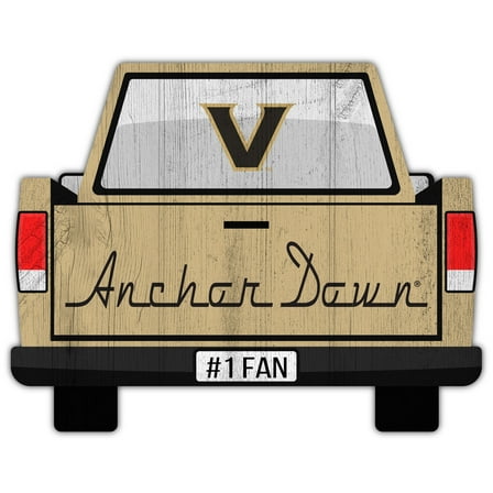 Vanderbilt Commodores 12'' x 12'' Truck Back D-cor
