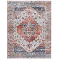 thumbnail image 2 of Safavieh Arizona Goddard Medallion Machine Washable Area Rug, Rust/Beige, 9' x 12', 2 of 13