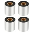 thumbnail image 1 of Unique Bargains 1.96'x918' (50mmx280m) Wax Thermal Transfer Ribbon, 4 Roll 1' Core Ink Out Barcode Printer Ribbon, Black, 1 of 6