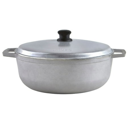 

Imusa 11.6 Quart Cast Aluminum Traditional Colombian Caldero or Dutch Oven with Lid