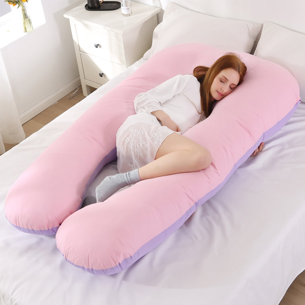 large u shaped body pillow