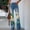 Green, variant on Women'S Jeans Flare Bell Bottom Flare Bell Bottom Lightweight Casual Comfortable Jeans Green L