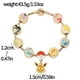 thumbnail image 4 of Pulsera de Pokémon de Anime, colgante de cuentas de Metal, accesorios de joyería Kawaii, Eevee, Vaporeon, Flareon, 4 of 5