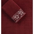 thumbnail image 2 of HALLEY Turkish 4 Pack Premium Hand Towels (4 Pieces) 650 GSM Highly Absorbent Super Soft 100% Cotton - 4 Hand Towels - Claret Red, 2 of 5