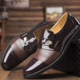 thumbnail image 5 of Zapatos de cuero Para Hombre, Zapatos informales negros a la moda, mocasines con punta estrecha Para Hombre, Zapatos de vestir Para fiesta, oficina y negocios Para Hombre, 5 of 5