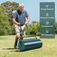 thumbnail image 4 of Gymax Green 13 Gallon Lawn Roller Heavy-Duty Steel Push/Pull Sod Roller 24'' x 13'', 4 of 6