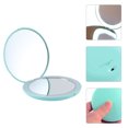 Axio Portable 10x Magnifying Makeup Mirror Mini LED Round Mirror Travel