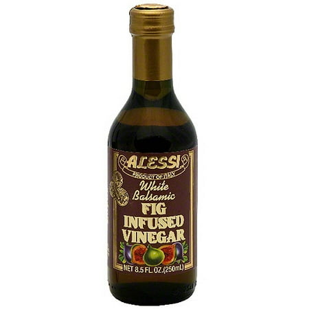 Alessi White Balsamic Fig Infused Vinegar, 8.5 oz (Pack of 6)