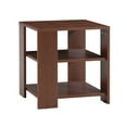 thumbnail image 3 of Highsound Square Simple Style Side Table, Classic Brown, 3 of 8