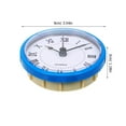 thumbnail image 2 of HOMEMAXS  Bell Clock Wall Clocks for Living Room Radio Sunrise Alarm Blue, 2 of 8