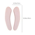thumbnail image 3 of Fwttom Toilet Seat Covers, Thickened Toilet Seat Pad Two Piece Adhesive Rainproof Toilet Seat Cover Washable Toilet Seat Pad Reusable Toilet Cover for Home Decor, 3 of 6