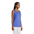 thumbnail image 2 of Lands' End Women's Supima Cotton Scoop Neck Tunic Tank Top, 2 of 3