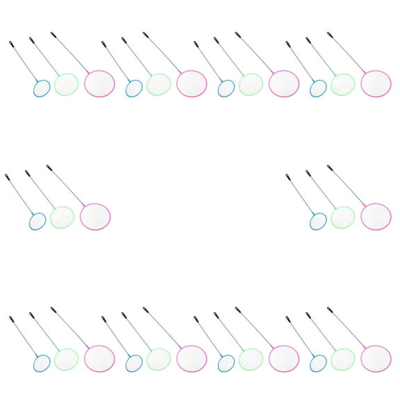 OUNONA  30 Pcs Children's Fishing Net Game Nets Outdoor Toys for Kids Baby