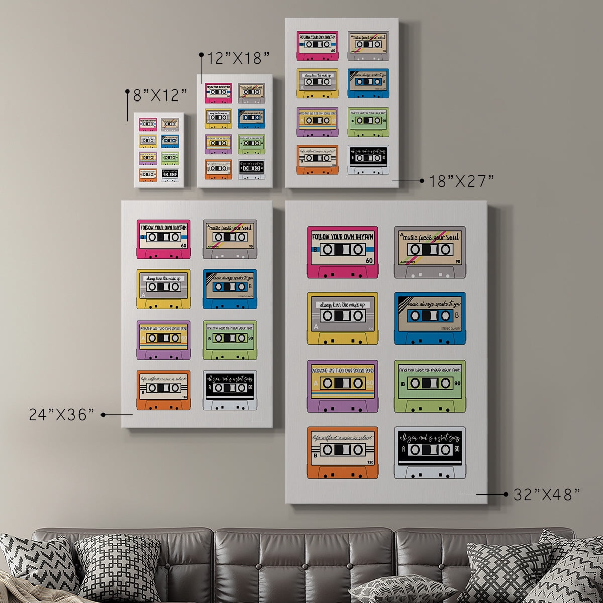 Musical Inspiration Premium Gallery Wrapped Canvas - Ready to Hang