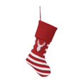 thumbnail image 3 of Bolsa de regalo con forma de calcetín navideño, bolsa de regalo con forma de calcetín navideño, adorno suave, soporte grande para regalo de calcetín Alce rojo, 3 of 10