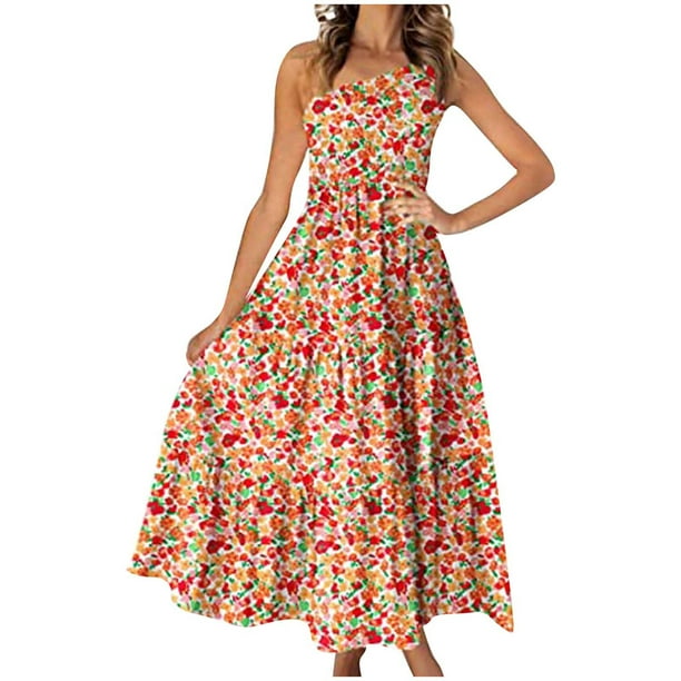 Giftesty Dresses for Women Clearance Under $10,Women's Boho Summer ...