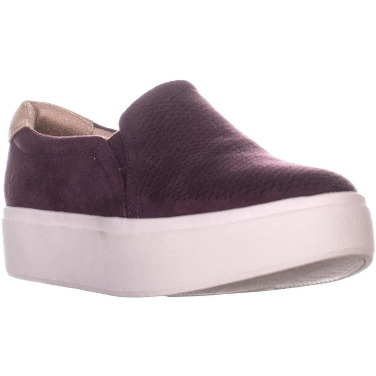 Womens Dr. Scholl s Kinney Slip On Platform Sneakers Violet 6 US 36 EU Walmart