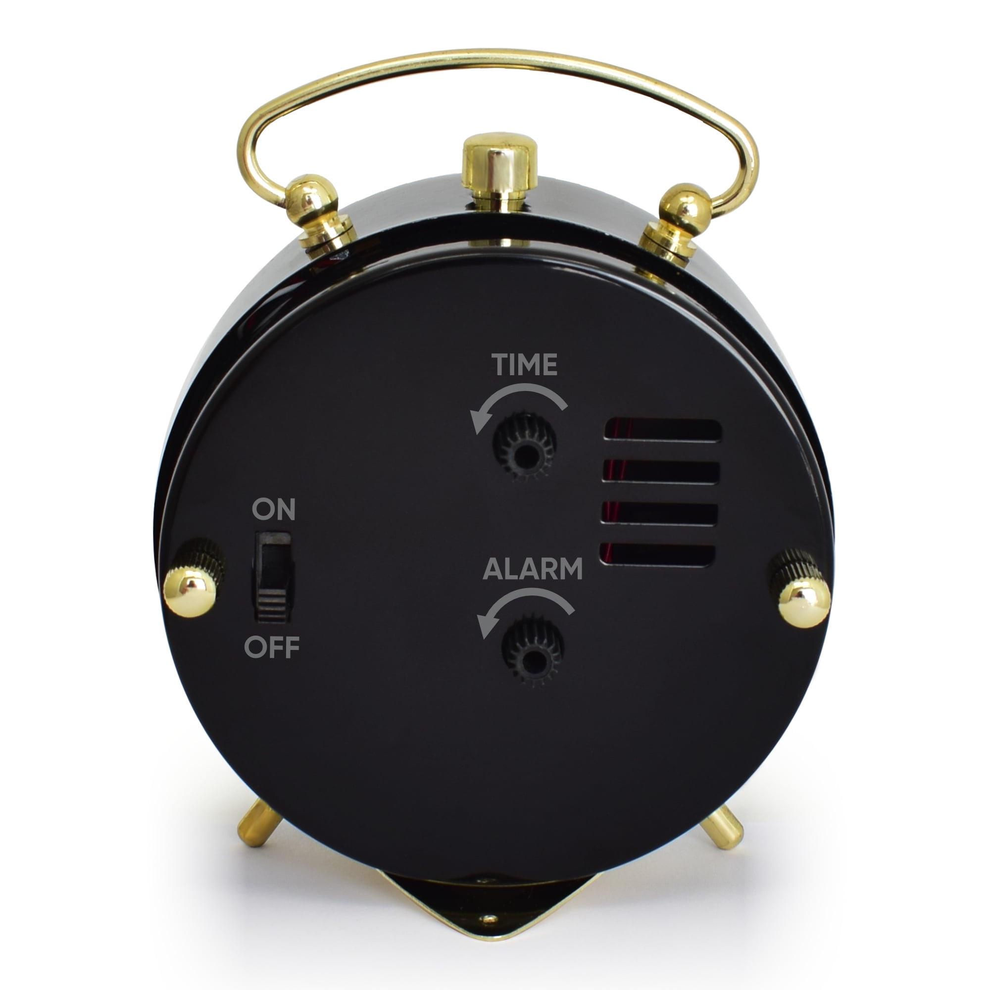 Westclox Classic Top Handle Alarm Clock
