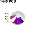 thumbnail image 2 of Flat Back Nail Crystals, Glass Crystal Rhinestones for Craft Nails Dance Costumes, 2 of 5