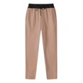 thumbnail image 5 of Mnyotv Straight Wide Leg Pants Girls Fashion High Waist Baggy Sweatpants Drawstring Trousers with Pocekts Size 6-7 Years, 5 of 6