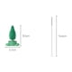 thumbnail image 4 of Cepillo de silicona para biberones, 4 unidades, limpieza de 360 ​​grados, para vasos de cristal Verde, 4 of 5