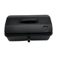 thumbnail image 3 of yotijay Iron Tools Box Empty Tool Box Lockable Easy Access with Handle Multipurpose Lock Black, 3 of 9
