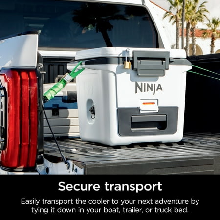 Ninja - FrostVault 30qt Hard Cooler with Dry Zone - Cloud White