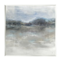 Stupell Industries Quiet Distant Landscape Misty Water Reflection Painting Unframed Art Print Wall Art, Design by K. Nari