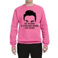 thumbnail image 2 of Internet is a Breeding Ground David Schitt's TV Quote Pop Culture Unisex Crewneck Graphic Sweatshirt, Neon Pink, Medium, 2 of 3