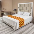 thumbnail image 1 of Abstract Bed Runner, Creative Contemporary Art Illustration with Geometrical Motif in Warm Colors Image, Decorative Bedding Scarf for Hotels Homes and Guestrooms, Queen, Multicolor, by Ambesonne, 1 of 2