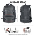 thumbnail image 4 of Smicure Travel carry on Backpack Laptop Business 19 Inch Business Anti Theft Slim Sturdy College School Computer Bag.Gray, 4 of 7