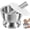 Large Size, variant on Ihvewuo Stainless Steel Mortar and Pestle Set Efficient Spice Crusher with Silicone Lid and Anti Slip Base Rustproof Pill Crusher Multifunctional Kitchen Manual Masher for Grinding Herbs Seasonings